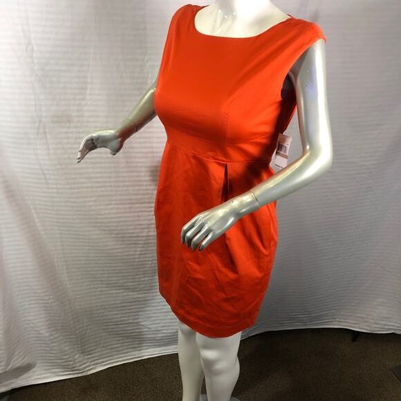 Michael Michael Kors Dress Cut Out Back Orange 12 NWT - Picture 2 of 13
